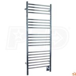 Amba Jeeves DSP-20 D Straight Electric Towel Warmer, Polished, 20-1/2