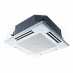 Mitsubishi - 12k BTU - M-Series Ceiling Cassette - For Multi or Single-Zone - Grille Sold Separately