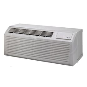 View LG 12,000 BTU - Packaged Terminal Air Conditioner (PTAC) - Heat Pump - 3.7 kW Electric Heat - 265V