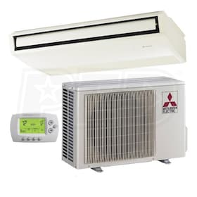 View Mitsubishi - 36k BTU Cooling Only - P-Series Ceiling Suspended Air Conditioning System - 14.4 SEER