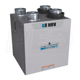 View Venmar K8 - 78 Max CFM - Heat Recovery Ventilator (HRV) - Top Ports - 4