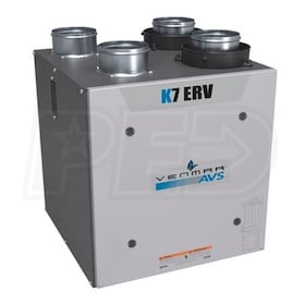 View Venmar K7 - 86 Max CFM - Energy Recovery Ventilator (ERV) - Side Ports - 4