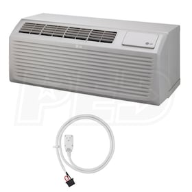 View LG - 7k BTU - Packaged Terminal Air Conditioner (PTAC) - Heat Pump - 3.3 kW Electric Heat - 208-230V
